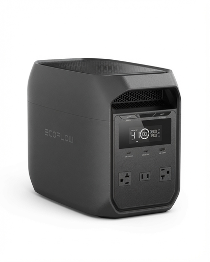 Estación de Energía Portátil EcoFlow DELTA 3 Classic 1000 – 1024Wh LiFePO4, 3600W X-Boost, Carga Rápida 0-100% en 1 Hora (Gris Oscuro)