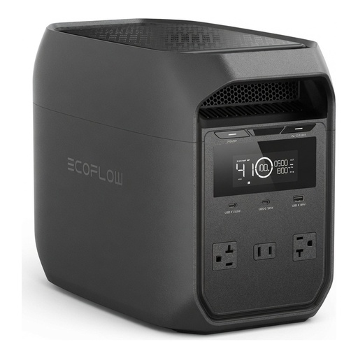 Estación de Energía Portátil EcoFlow DELTA 3 Classic 1000 – 1024Wh LiFePO4, 3600W X-Boost, Carga Rápida 0-100% en 1 Hora (Gris Oscuro)