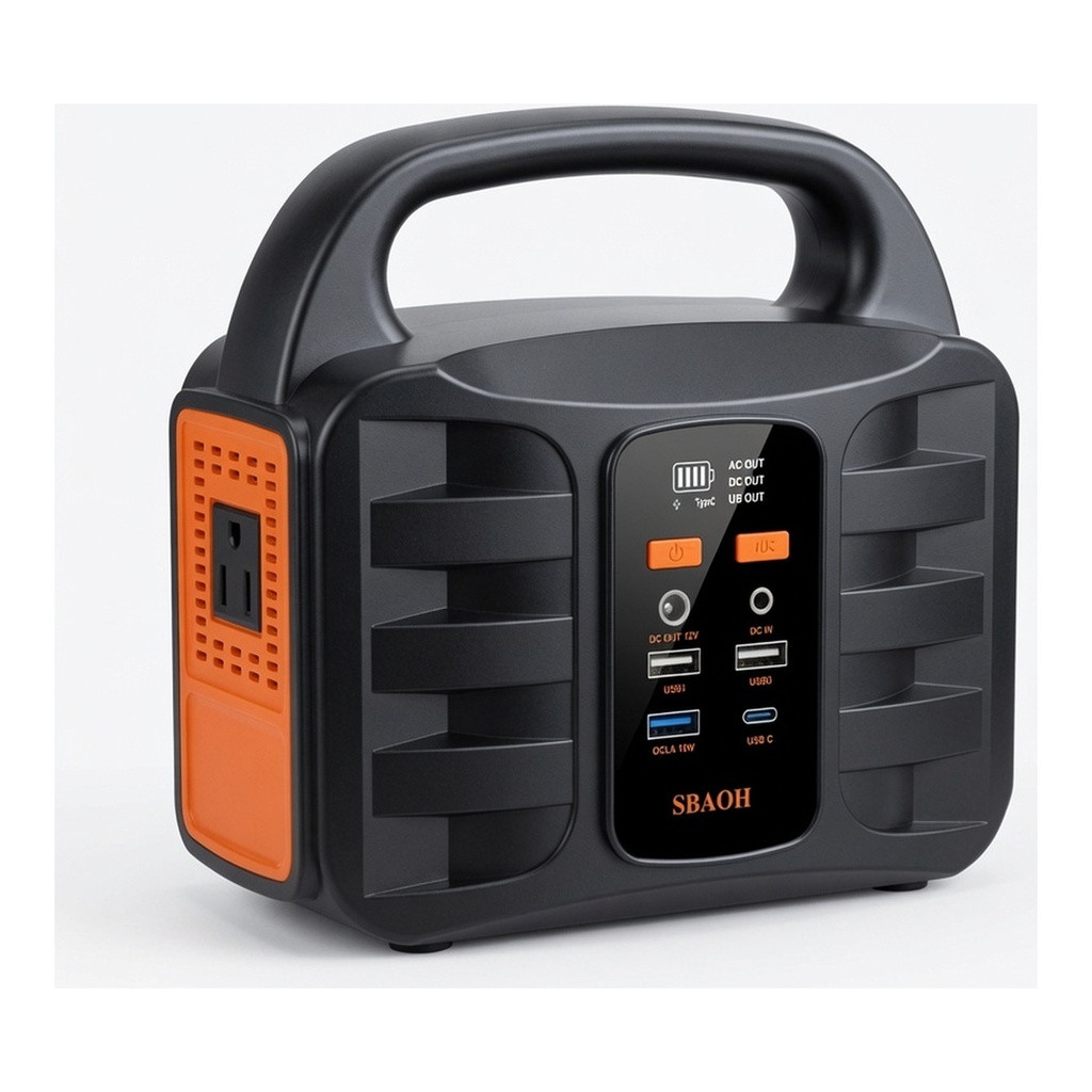 Estación de energía portátil SBAOH 300W 296Wh, naranja