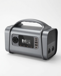 Estación de Energía Portátil 296Wh 200W Pico 400W Batería Litio AC 110V USB-C PD 60W Luz LED Solar Camping RV