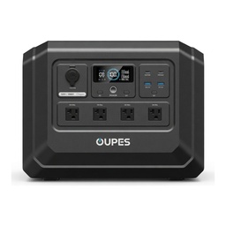 Estación de Energía Portátil OUPES Mega 1 Lite 1024Wh 1800W – Batería LiFePO4, 4 Tomas CA, USB-C 140W, Carga Completa en 46 Min y UPS 20ms