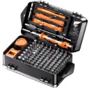 Juego de Destornilladores, 117 en 1 Destornilladores de Precisión con Tri-Ángulo, Más Puntas para Reparar iPhone, Android, Computadora, Laptop, Reloj, Gafas, etc. Agarre Antideslizante para un Sostén Cómodo y Seguro, Ergonómico