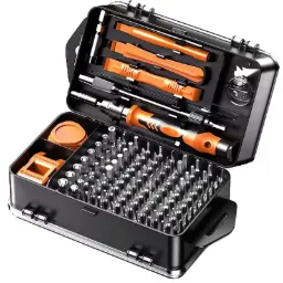 Juego de Destornilladores de Precisión MOREFIX 117 en 1 con Puntas Triángulo para iPhone Android Laptop Reloj y Gafas