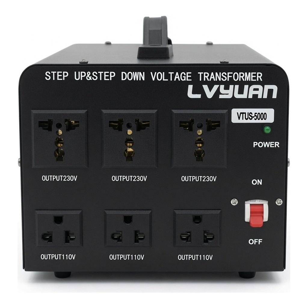 Transformador LVYUAN 5000W, 110V a 220V y viceversa