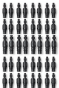 50 Pares de Conectores MC4 para Paneles Solares – Macho y Hembra, Conexión Rápida Plug & Play, Impermeables IP67 para Sistemas Solares, RV y Off-Grid