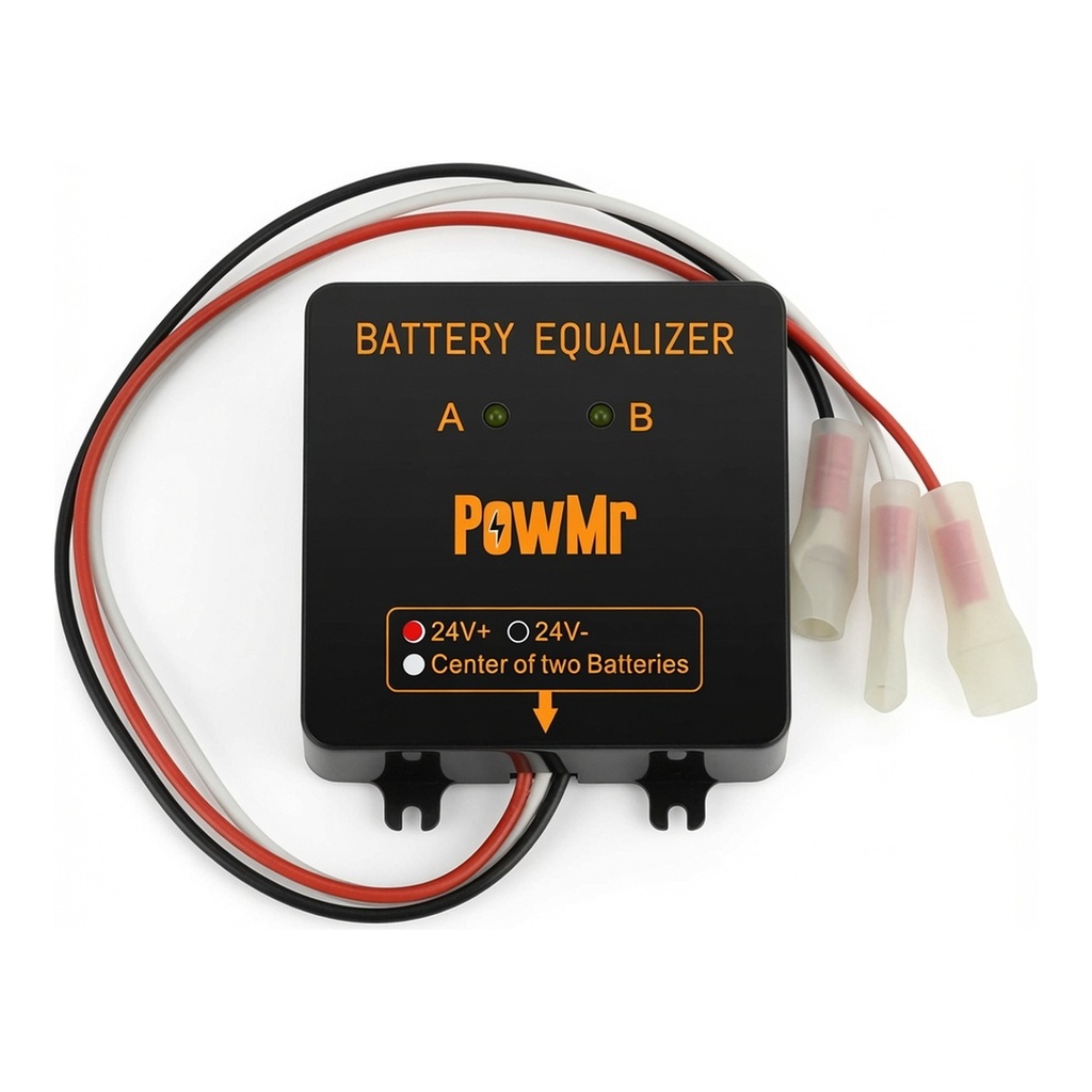 Ecualizador de Batería PowMr 24V Balanceador de Voltaje para Litio LiFePO4 Extiende Vida Útil