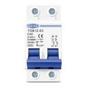 Interruptor Magnetotérmico DC TOMZN 2P 6KA 440V Mini Breaker 20A para Sistemas Solares