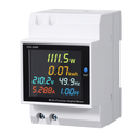 Medidor Digital DIN 6 en 1 D52-2066 Voltaje Corriente kWh Hz PF 100A