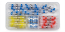 50 Piezas Conectores de Cable Termorretráctiles con Soldadura – Terminales Butt Seal (ST-11/21/31/41) Rojo, Azul, Amarillo y Blanco para Empalmes Eléctricos Seguros