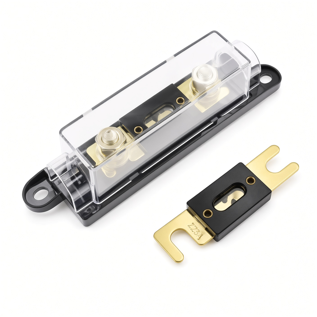 Portafusibles ANL PQZULK con Fusible 250A Protección Automotriz y Batería Solar
