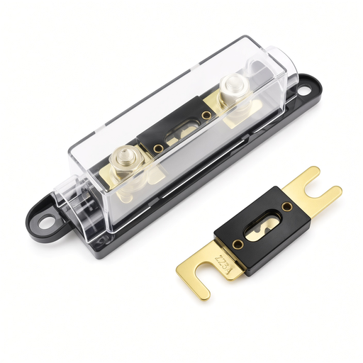 Portafusibles ANL PQZULK con Fusible 250A Protección Automotriz y Batería Solar