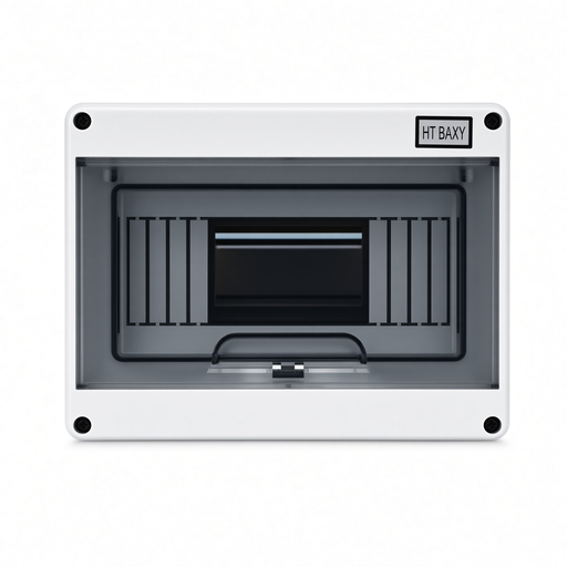 Caja de Distribución Eléctrica HT 8 Vías IP65 Impermeable Exterior Plástico PC