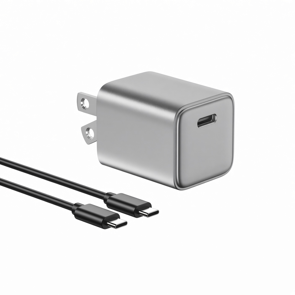 Cargador EcoFlow RAPID GaN 30W con Cable USB-C 60W Compacto Carga Rápida
