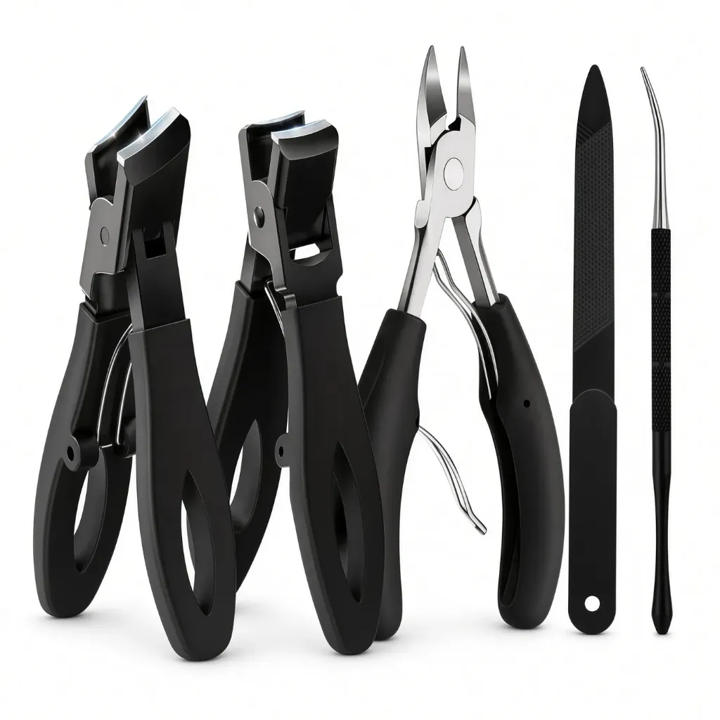 Kit Cortaúñas Uña Encarnada Gruesa 8 mm Acero Pedicure Podología