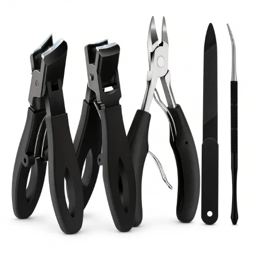 Kit Cortaúñas Uña Encarnada Gruesa 8 mm Acero Pedicure Podología