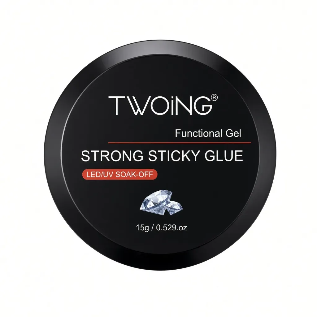 Gel Pegamento TWOING Strong Sticky Glue 15g LED UV Soak Off Uñas