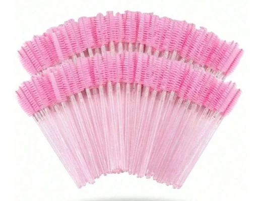 Paquete de brochas desechables para pestañas y cejas. Ideales para aplicación de pestañas y laminado de cejas.
