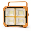 Luz LED Portátil 4 Paneles IP66 Naranja para Trabajo y Exterior