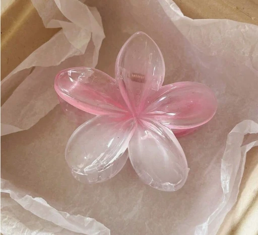 Pellizcos para el cabello con flor de hibisco rosa elegante de 8.2cm/3.23in, de verano, playa, vacaciones & uso diario