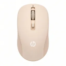 Mouse inalámbrico silencioso HP S1000 Plus, diseño portátil, conexión estable de 2.4GHz.