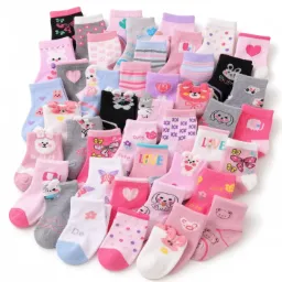 Set Infantil de 6 Pares de Medias