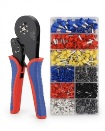 Kit crimpadora HSC8 16-6 + 1000 terminales