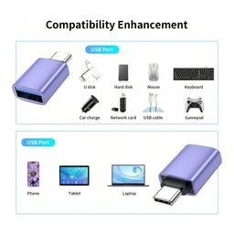 Adaptador USB-C macho a USB hembra