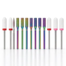 Set Mixto de Brocas para taladro de uñas- cerámica y manicura rusa (13 Piezas).