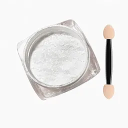 Caja de Polvo de cromo blanco perla